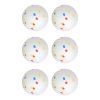 6Pcs 2.3" Dog Balls Tear-Resistant Washable ETPU Dog Chew Toys for Small Medium Dogs for Automatic Dog Ball Launcher Ball Throwing Machine