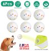 6Pcs 2.3" Dog Balls Tear-Resistant Washable ETPU Dog Chew Toys for Small Medium Dogs for Automatic Dog Ball Launcher Ball Throwing Machine