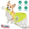 Automatic Dog Ball Launcher Rechargeable Interactive Pet Ball Thrower for Small Medium Dogs Interactive Dog Fetch Toy with 3 Adjustable Distance Setti