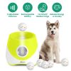 Automatic Dog Ball Launcher Rechargeable Interactive Pet Ball Thrower for Small Medium Dogs Interactive Dog Fetch Toy with 3 Adjustable Distance Setti