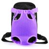 Dog Carrier Backpack Legs Out Front Pet Backpack Carrier Travel Bag Adjustable Shoulder Straps for Hiking Camping Shopping Biking