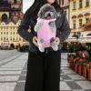 Dog Carrier Backpack Legs Out Front Pet Backpack Carrier Travel Bag Adjustable Shoulder Straps for Hiking Camping Shopping Biking