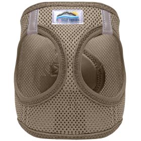 American River Solid Ultra Choke Free Dog Harness (Color: Fossil Brown, size: XX-Small)